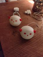 Ikea Spöka nachtlampjes - set van 2, Gebruikt, Ophalen of Verzenden, Minder dan 100 cm, Vintage ikea