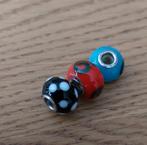 3 Kralen voor aan ketting of armband, Overige merken, Overige materialen, Ophalen of Verzenden, Zo goed als nieuw