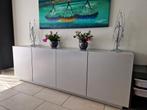 Grijs dressoir 220x45, Ophalen, Zo goed als nieuw, 25 tot 50 cm