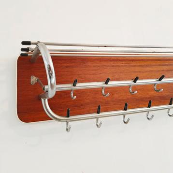 Vintage kapstok teak fineer beschikbaar voor biedingen