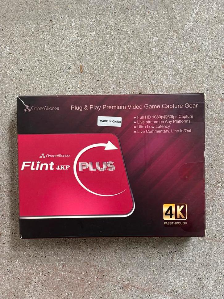 Cloner Alliance Flint 4KP Plus capturekaart, Computers en Software, Capture cards, Zo goed als nieuw, Ophalen of Verzenden
