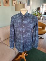 Giordano overhemd boordmaat 40, Blauw, Zo goed als nieuw, Giordano, Halswijdte 39/40 (M)