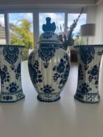 Delfts Blauw Vaas Set - Handwerk Holland Aardewerk, Antiek en Kunst, Antiek | Keramiek en Aardewerk, Ophalen of Verzenden