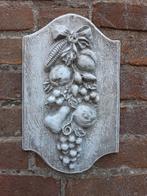Fruit wanddecoratie betonnen beeld tuinbeeld beton, Tuin en Terras, Tuinbeelden, Ophalen of Verzenden, Nieuw