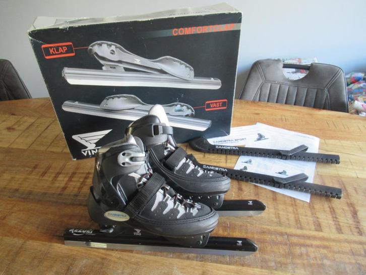 ALS NIEUW Zandstra Schaatsen Comfortclap klapschaats maat 39, Sport en Fitness, Schaatsen, Zo goed als nieuw, Noren, Zandstra
