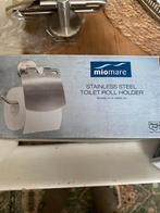 Nog een nieuwe toiletrolhouder, Huis en Inrichting, Badkamer | Badtextiel en Accessoires, Ophalen of Verzenden, Nieuw, Grijs, Overige typen