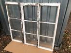 Oude kozijnen ramen raampjes oud hout voor decoratie, Ophalen, Zo goed als nieuw, Gevelraam of Ruit