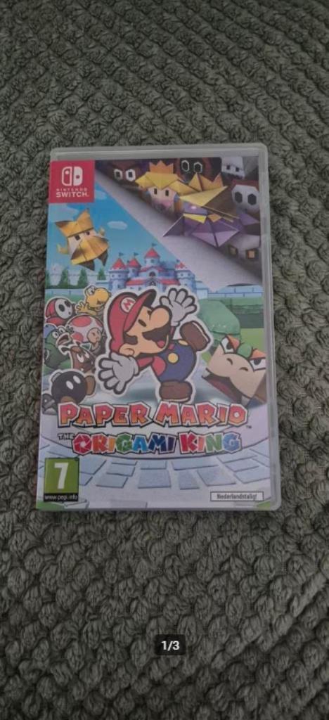 Paper Mario The Origami King, Spelcomputers en Games, Games | Nintendo Switch, Zo goed als nieuw, Avontuur en Actie, 1 speler