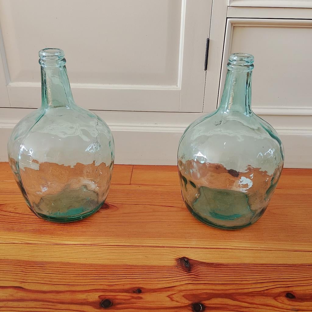 Mooie groene vazen, Ophalen of Verzenden