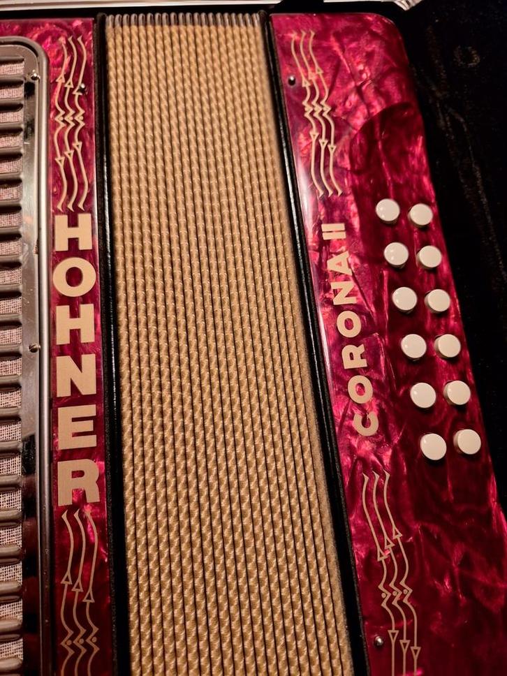 Hohner Corona II Harmonica FCG - Zo goed als nieuw!, Muziek en Instrumenten, Accordeons, Ophalen of Verzenden