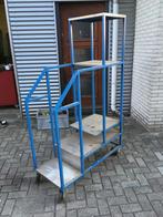 Trap verrijdbare trappen magazijn 2 stuks ️, Doe-het-zelf en Verbouw, Ladders en Trappen, Ophalen, Gebruikt, 2 tot 4 meter