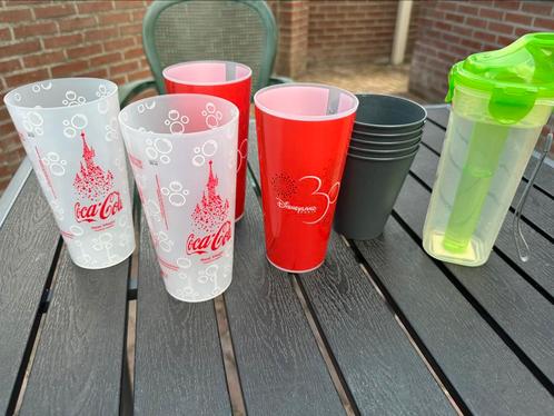 Diverse Plastic bekers, Verzamelen, Glas en Borrelglaasjes, Zo goed als nieuw, Frisdrankglas, Ophalen
