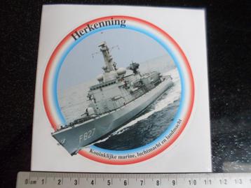 sticker fregat F827 herkenning marine luchtmacht landmacht beschikbaar voor biedingen