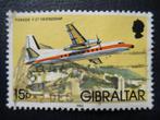 Postzegels Gibraltar 1982 vliegtuigen - nr. 439 - cw 1,00., Postzegels en Munten, Postzegels | Europa | UK, Ophalen of Verzenden