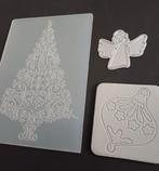 Snijmal 74: kerst, 1 embossingmal en 2 snijmallen, Ophalen of Verzenden, Gebruikt, Kerst, Pons of Mal