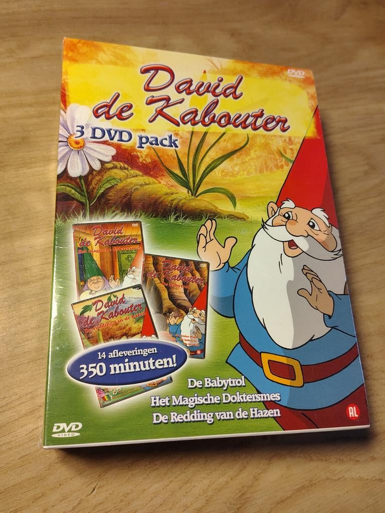 David de Kabouter 3 DVD Pack NIEUW, Cd's en Dvd's, Alle leeftijden, Ophalen of Verzenden, Nieuw in verpakking