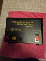 Zetagi Stabilized DC Power Supply 13V 10A, Ophalen of Verzenden, Gebruikt