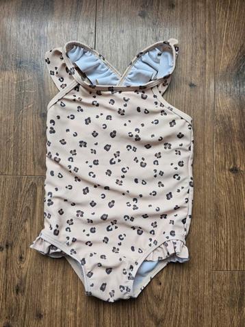 Feetje panterprint luipaardprint badpak zwempak beige 80 beschikbaar voor biedingen