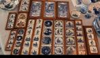 Delfts blauwe tegeltjes in houten lijst!!, Antiek en Kunst, Ophalen of Verzenden