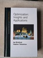 Optimization: Insights and Applications, Boeken, Studieboeken en Cursussen, Ophalen of Verzenden, Jan Brinkhuis, Vladimir Tikhomirov