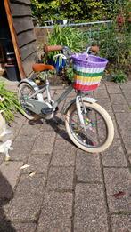 Veloretti Mini 16 inch Pebble Grey + Mandje, Ophalen, Zo goed als nieuw, 16 inch, Handrem