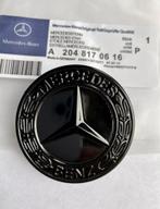 Mercedes motorkap LOGO zwart EMBLEEM C E G GLC GLE S KLASSE, Ophalen of Verzenden