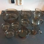 Arcoroc rookglas Schalen, Kommen en Schenkkannen, Huis en Inrichting, Keuken | Servies, Gebruikt, Ophalen of Verzenden, Overige stijlen