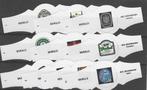 reeks  6957    bier soorten   1-10    sigarenbandjes, Verzenden, Sigarenbandjes