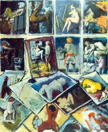 Schilderij Alphons Wintersprijs 1990  P Claessens  beschikbaar voor biedingen