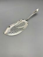 Zilveren visschep, model puntfilet, zware uitvoering, Antiek en Kunst, Antiek | Bestek, Ophalen of Verzenden