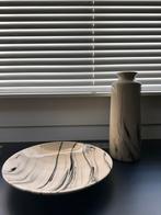 BePureHome Schaal & Vaas - Marmerlook, Ophalen of Verzenden, Nieuw, Zwart, Minder dan 50 cm