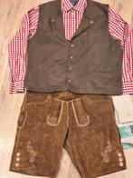 Lederhose 54 gilet overhemd kousen oktoberfeest, Ophalen, Gedragen, Maat 52/54 (L)