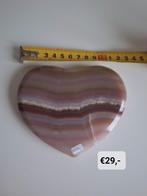 Chalcedoon hart, Sieraden, Tassen en Uiterlijk, Edelstenen, Ophalen of Verzenden, Zo goed als nieuw