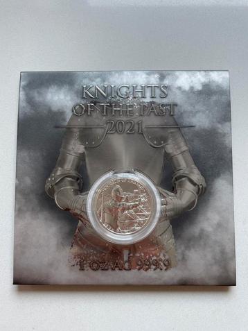 2021 Malta - Knights of the past - 1 oz .9999 zilver beschikbaar voor biedingen