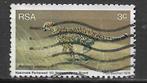 Rep Zuid Afrika 1976 Bedreigde dieren luipaard, Verzenden, Zuid-Afrika, Gestempeld