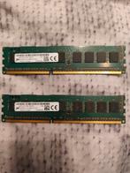 2x 8GB DDR3 PC3-14900E Geheugen Server ECC, Computers en Software, RAM geheugen, Gebruikt, 8 GB, DDR3, Ophalen of Verzenden