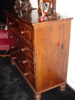 ENGELSE LADEKAST COMMODE DRESSOIR WORTELNOOT MAHONIE, Ophalen