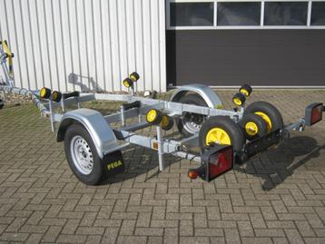 Boottrailers:Pega 650 kg en 750kg Kanteltr. nieuw MODEL 2024