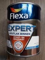 Flexa EXPERT Houtlak binnen. Stoot- en krasvast.  RAL 9001, Wit, Nieuw, Ophalen of Verzenden, Verf