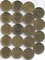 10  pesos   div. jaren  Chili. km.  228.2 ( 0,20 per stuk ), Postzegels en Munten, Munten | Amerika, Ophalen of Verzenden, Zuid-Amerika
