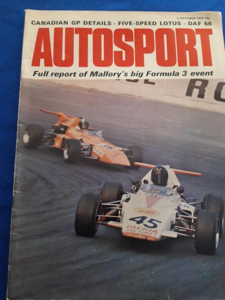 Autosport 5 october '72 – Daf 66, Boeken, Auto's | Folders en Tijdschriften, Zo goed als nieuw, Overige merken, Ophalen of Verzenden