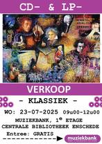 Woensdag 23 Juli: Muziekbank verkoopt klassiek cd's & lp's, Ophalen, Classicisme, Zo goed als nieuw, Overige typen