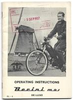 Berini M21 de Luxe handleiding manual (4483z) bromfiets, Ophalen of Verzenden, Zo goed als nieuw