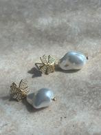 Parel Oorbellen met klaver, Met kristal, Overige materialen, Hangers, Verzenden