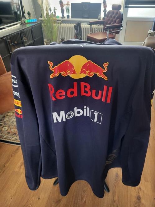 Zeer nette max Verstappen jas xl, Kleding | Heren, Truien en Vesten, Zo goed als nieuw, Maat 56/58 (XL), Blauw, Ophalen of Verzenden