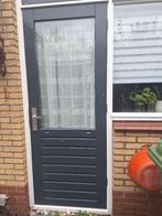 Achterdeur - Hardhout, Doe-het-zelf en Verbouw, Deuren en Horren, Ophalen, Gebruikt, 80 tot 100 cm, Buitendeur