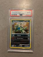Tyranitar Holo Mysterious Treasures PSA 8, Ophalen of Verzenden, Zo goed als nieuw, Losse kaart, Foil