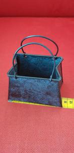 Tasje metaal voor sleutels, decoratie 10 cm brocante vintage, Antiek en Kunst, Curiosa en Brocante, Ophalen of Verzenden