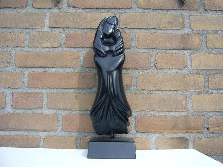 LADY in BLACK - beeld, handgemaakt - Brabant - Goirle., Antiek en Kunst, Kunst | Beelden en Houtsnijwerken, Ophalen