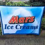 Vlag Mars Ice Creams   200 x 140, Diversen, Vlaggen en Wimpels, Ophalen of Verzenden, Zo goed als nieuw